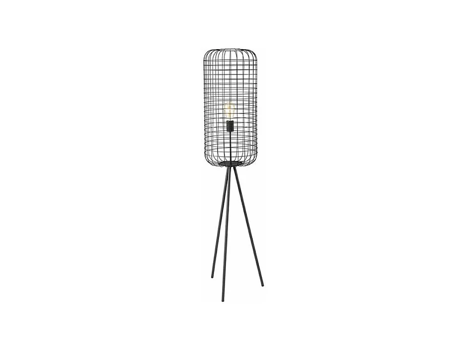 Lampadaire Solido - Noir - Métal