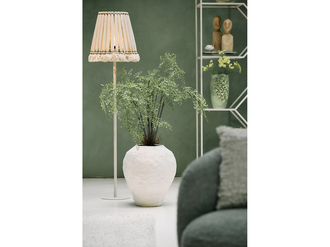 Lampadaire RODRIGO - Ø25x135cm - Gris