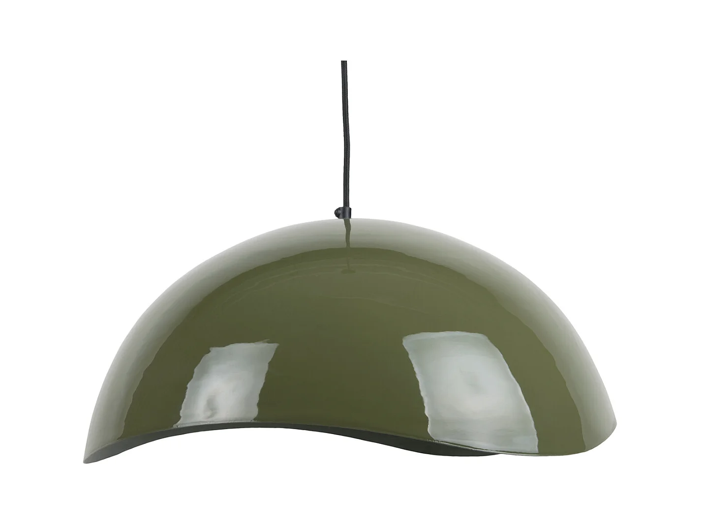 Lampe suspendue Waved Large - Vert jungle