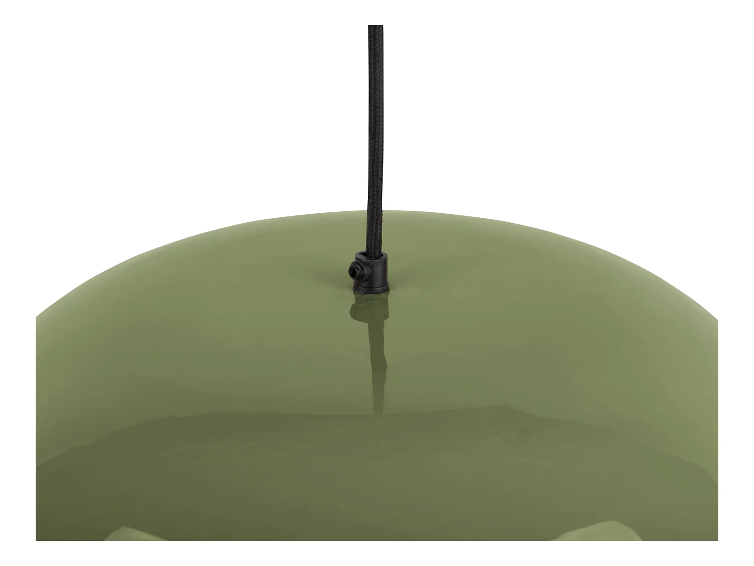 Lampe suspendue Waved Large - Vert jungle