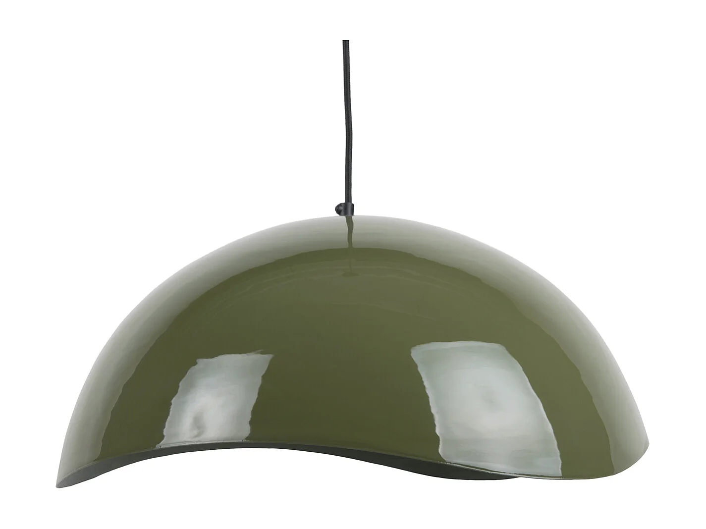 Lampe suspendue Waved Large - Vert jungle