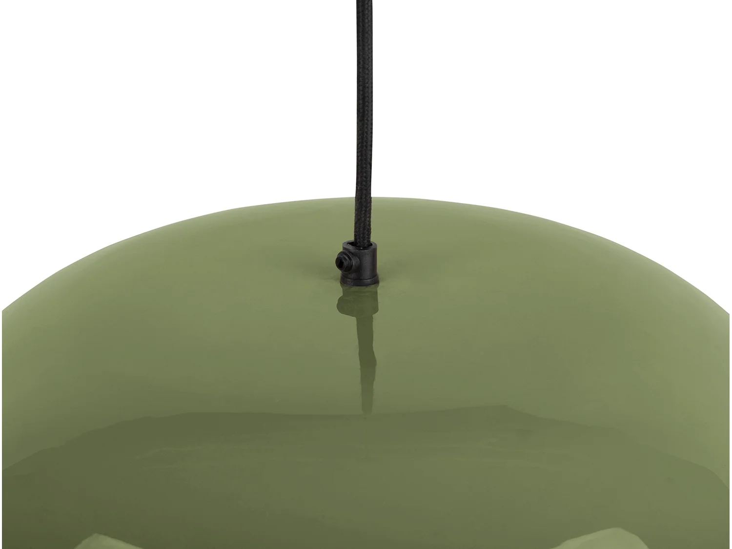 Lampe suspendue Waved Large - Vert jungle