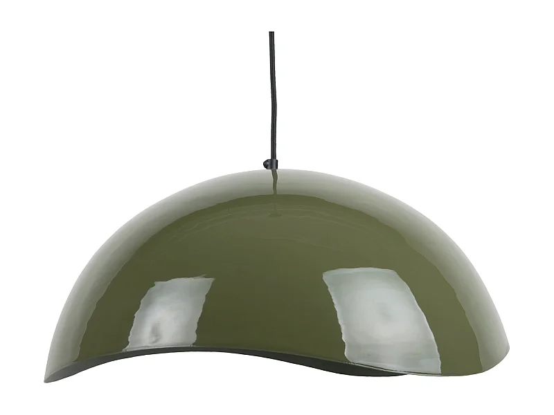 Lampe suspendue Waved Large - Vert jungle