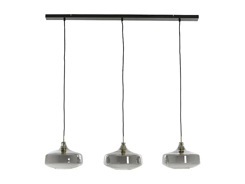 Hanglamp SOLNA - 120x30x21cm - Grijs
