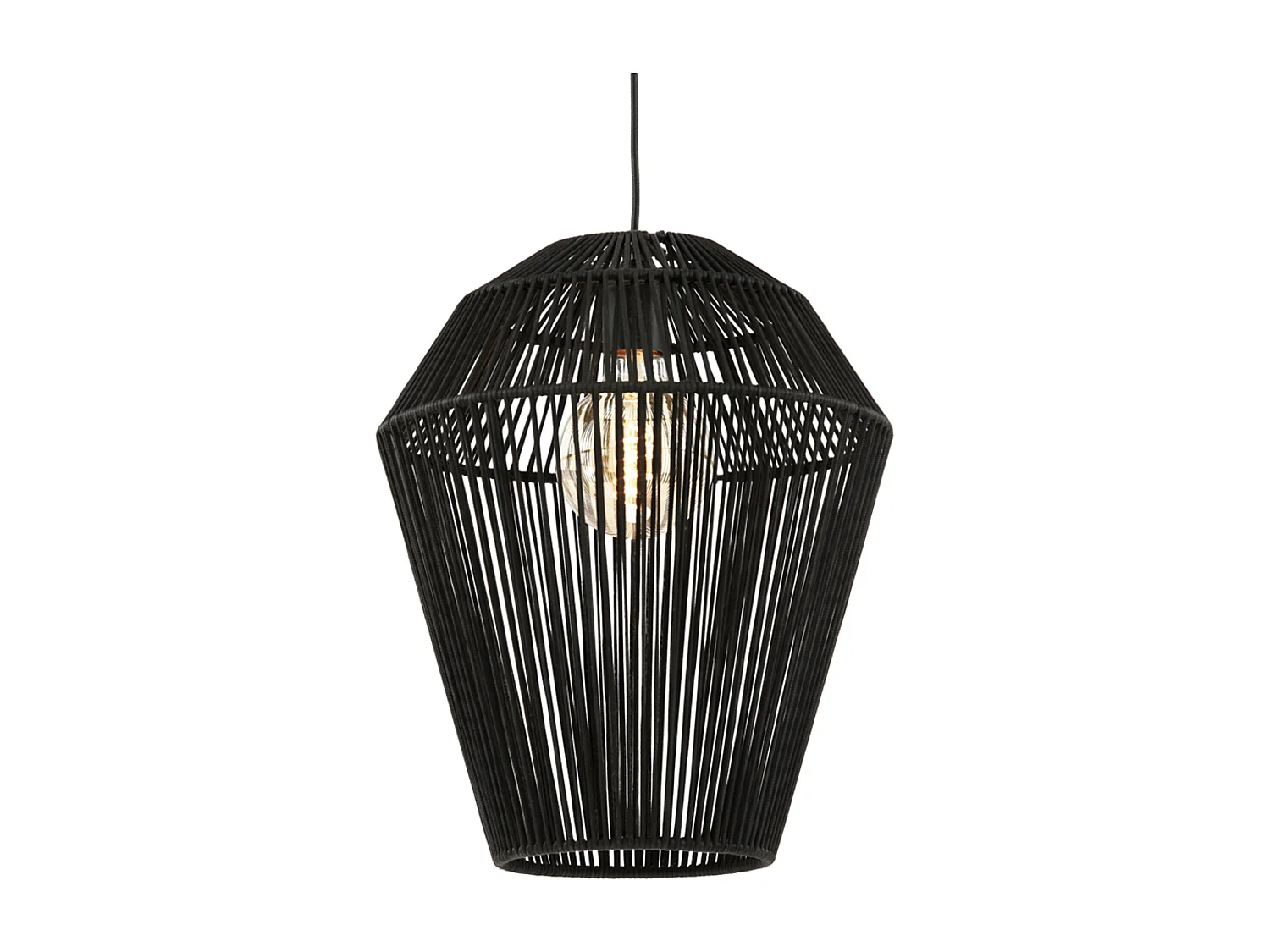 Suspension DEYA - Ø45x56cm - Noir