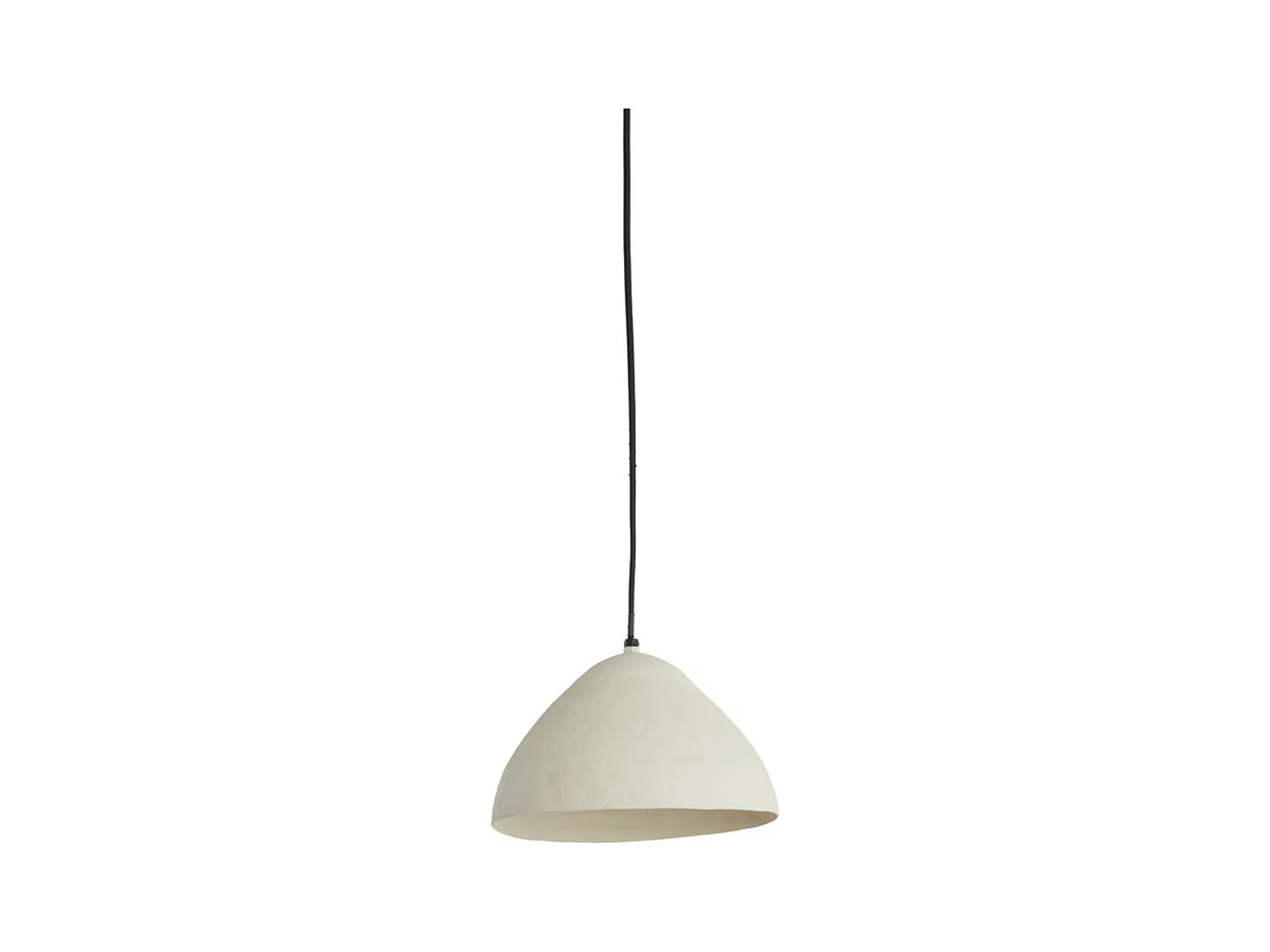 Suspension ELIMO - Ø25x15cm - Blanc