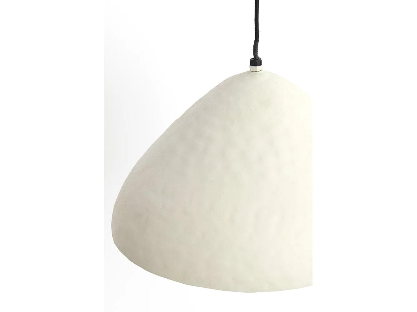 Suspension ELIMO - Ø25x15cm - Blanc