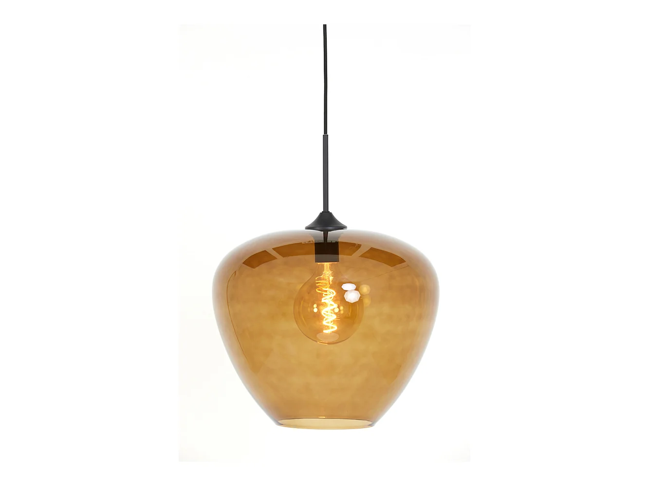 Suspension MAYSON - Ø40x34cm - Marron