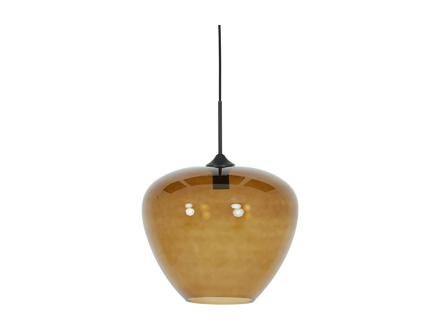 Hanglamp MAYSON - Ø40x34cm - Bruin