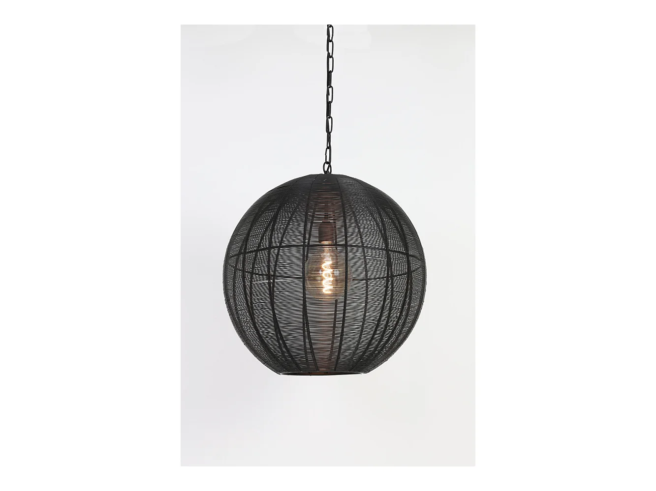 Suspension AMARAH - Ø50x54cm - Noir