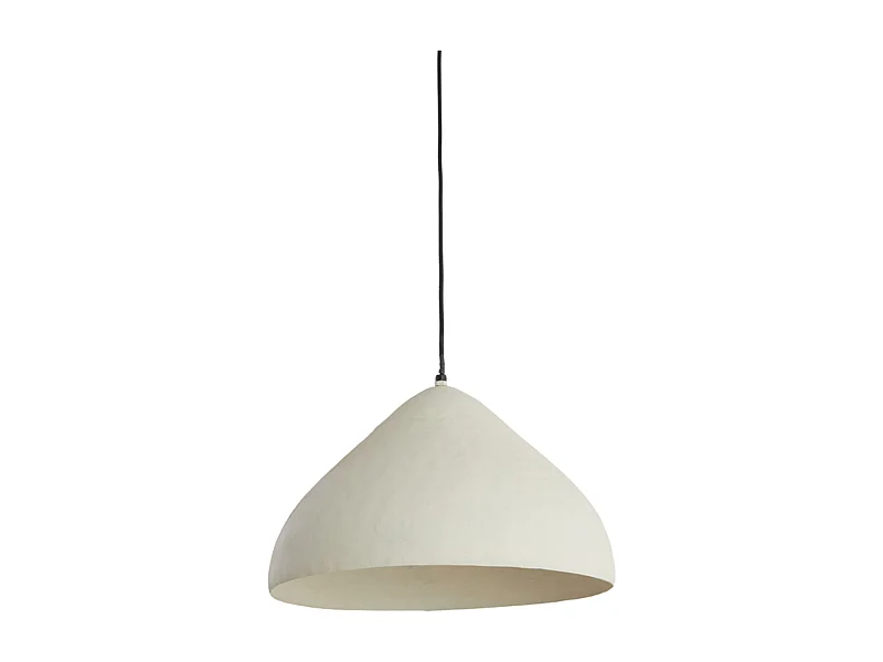 Suspension ELIMO - Ø40x25cm - Blanc