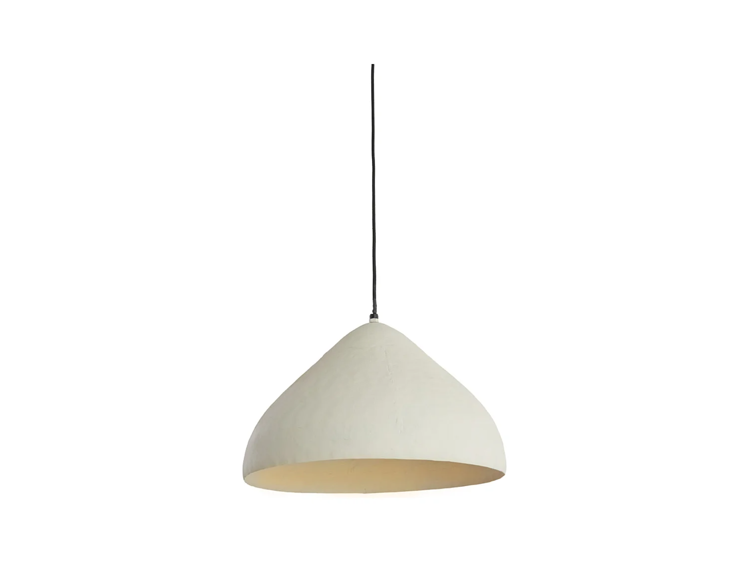 Suspension ELIMO - Ø40x25cm - Blanc