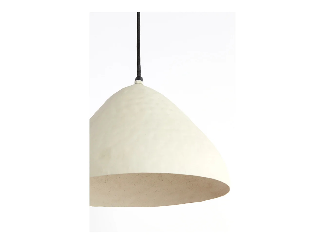 Suspension ELIMO - Ø40x25cm - Blanc