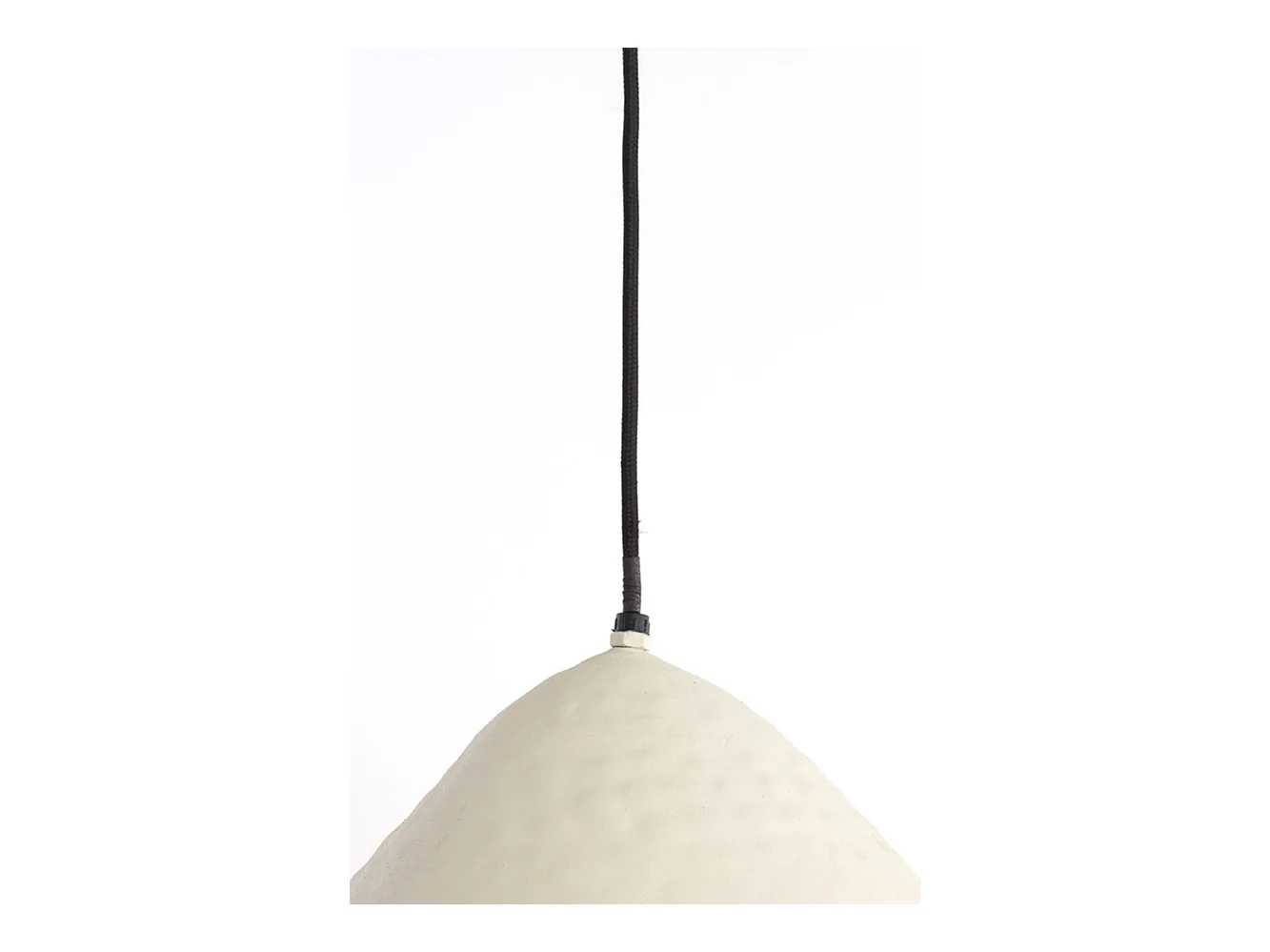 Suspension ELIMO - Ø40x25cm - Blanc
