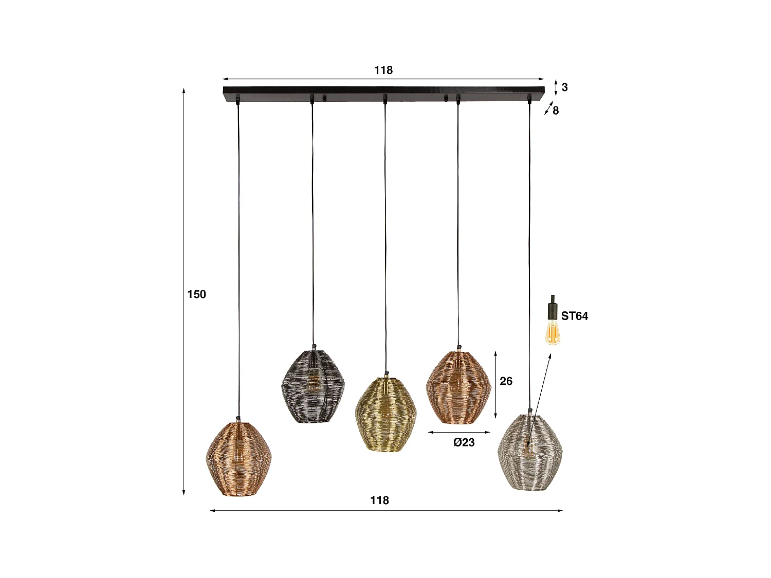 Suspension 5L Web Mix - Nickel Mat Mix Color