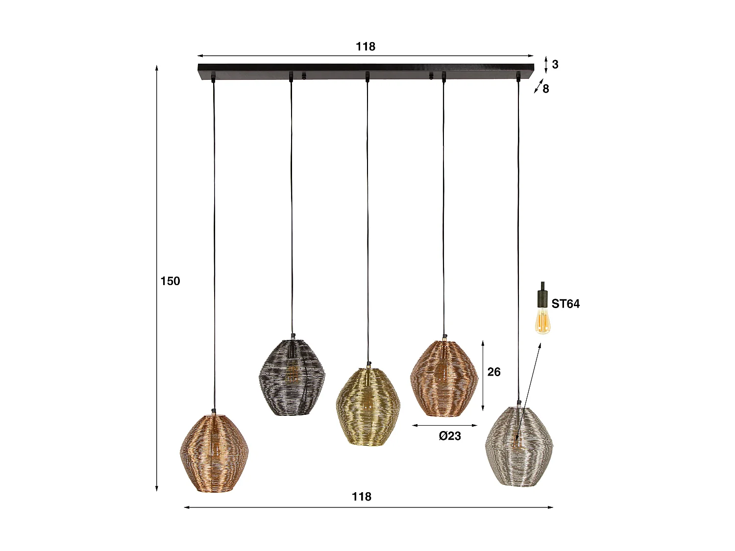Suspension 5L Web Mix - Nickel Mat Mix Color