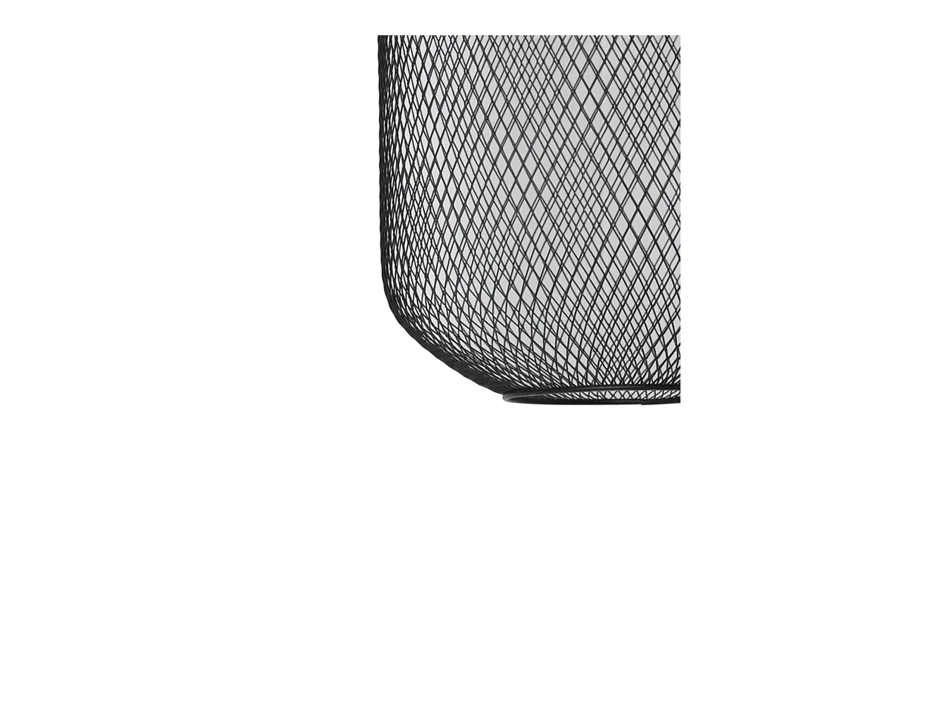 Lámpara colgante REILLEY - Ø40x48cm - Negro