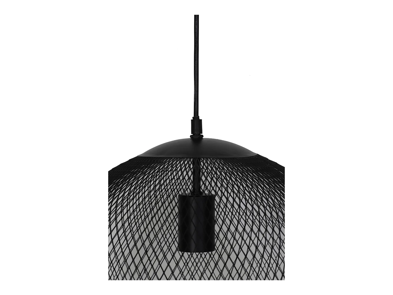 Lámpara colgante REILLEY - Ø40x48cm - Negro