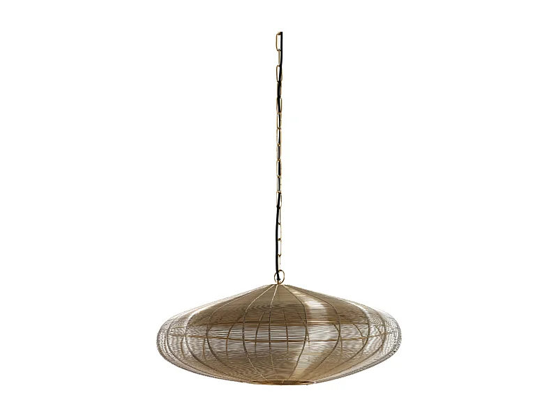 Hanglamp BAHOTO - Ø60x23cm - Goud