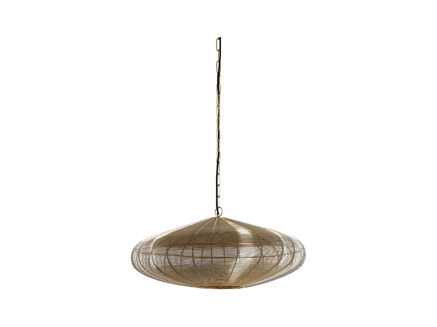 Suspension BAHOTO - Ø60x23cm - Doré