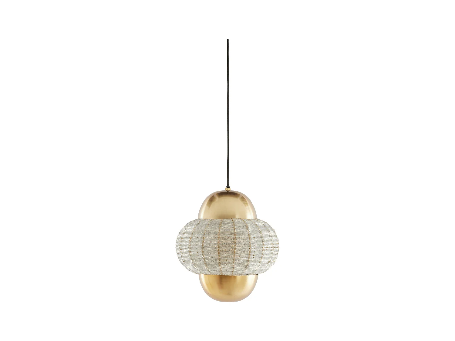 Lampe à suspension CETARA - Ø26x28cm - Argent