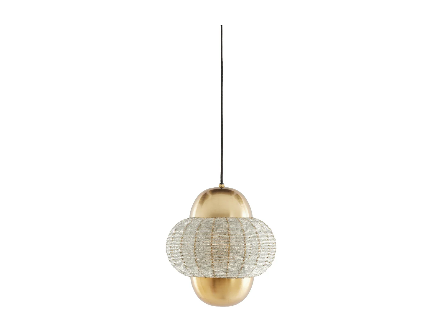 Lampe à suspension CETARA - Ø26x28cm - Argent