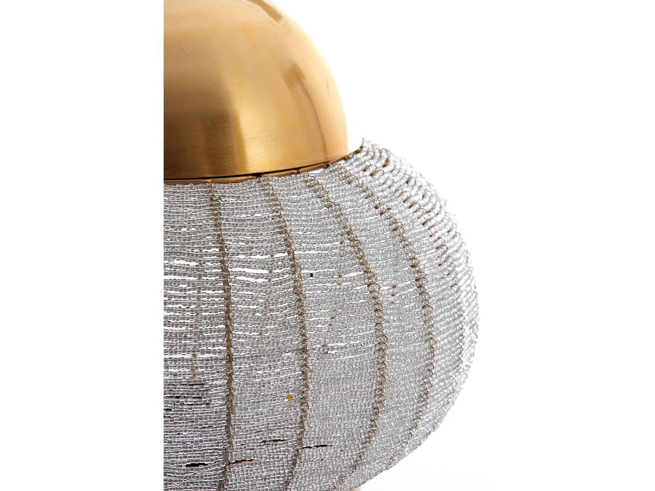 Lampe à suspension CETARA - Ø26x28cm - Argent