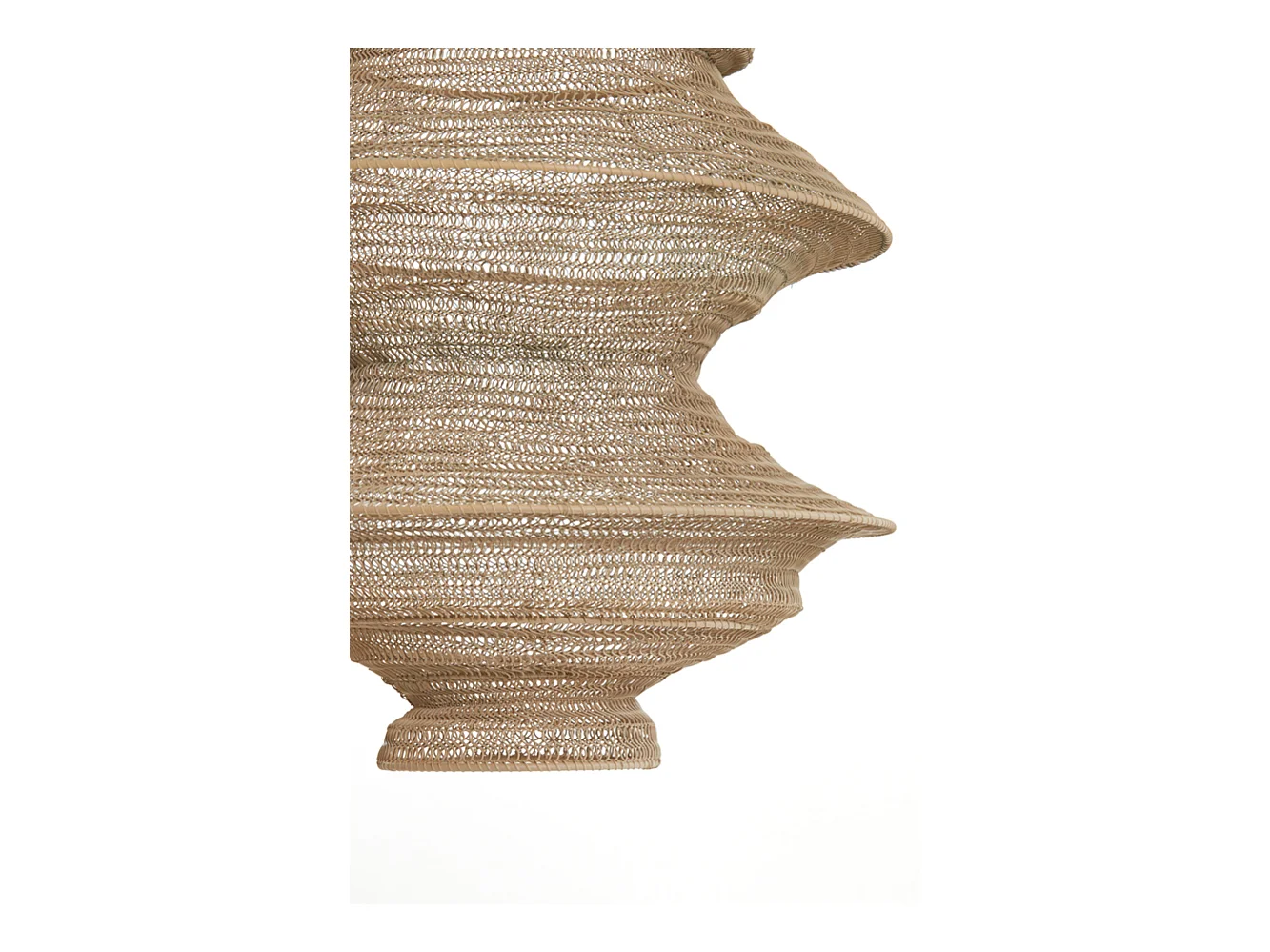 Lampe à suspension NAKISHA - Ø40x70cm - Marron