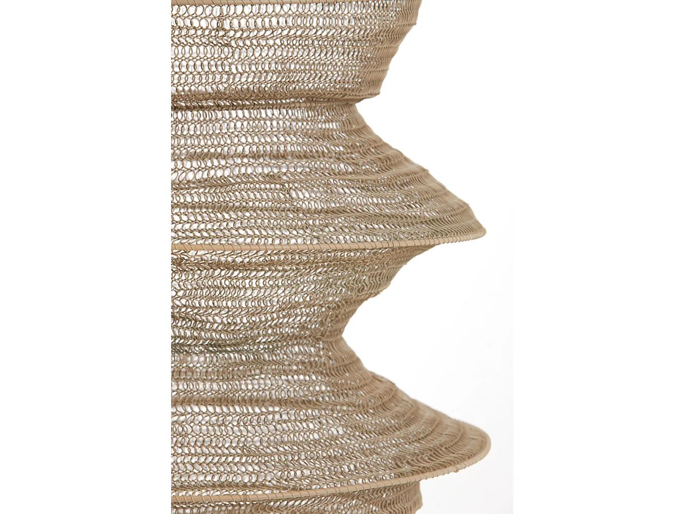 Lampe à suspension NAKISHA - Ø40x70cm - Marron