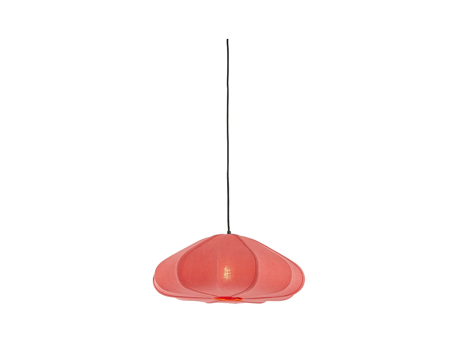 Lampe à suspension CESANO - Ø50x20cm - Rose