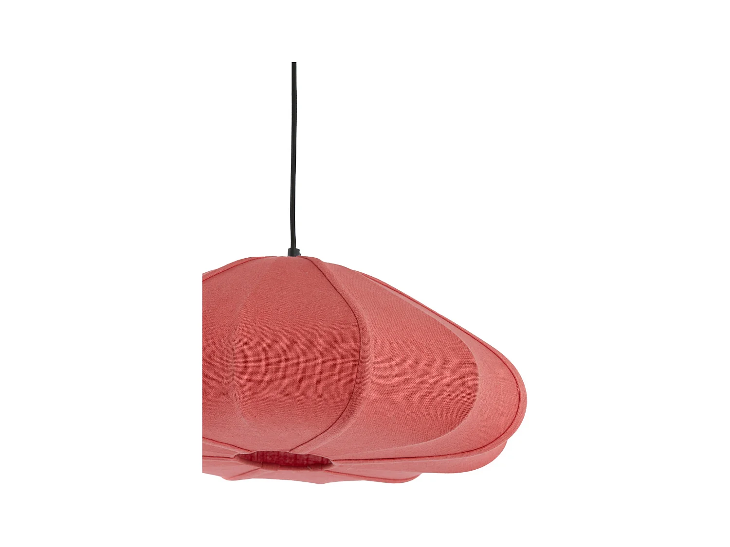 Lampe à suspension CESANO - Ø50x20cm - Rose