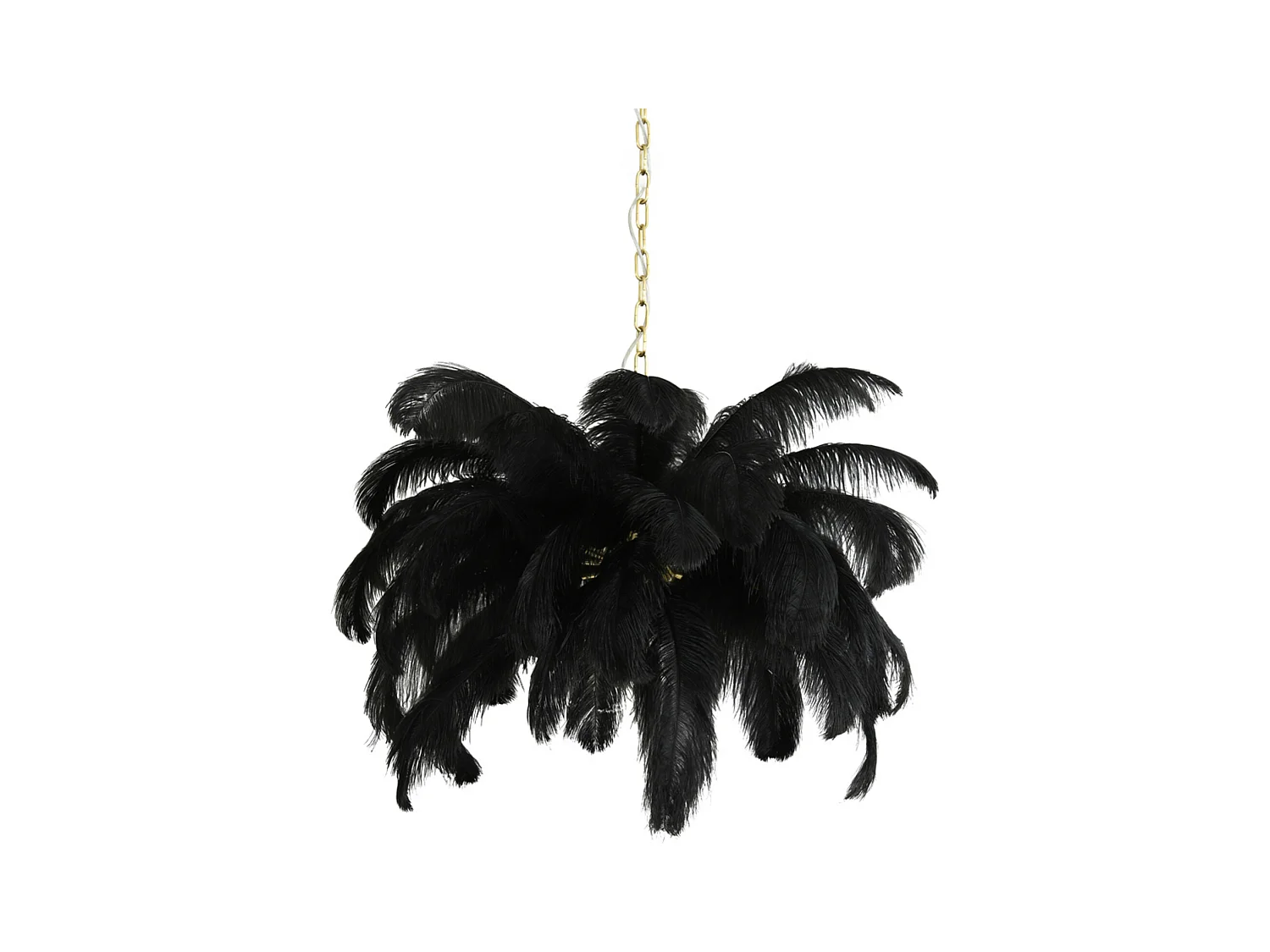 Suspension Feather - 80x80x80 - Noir