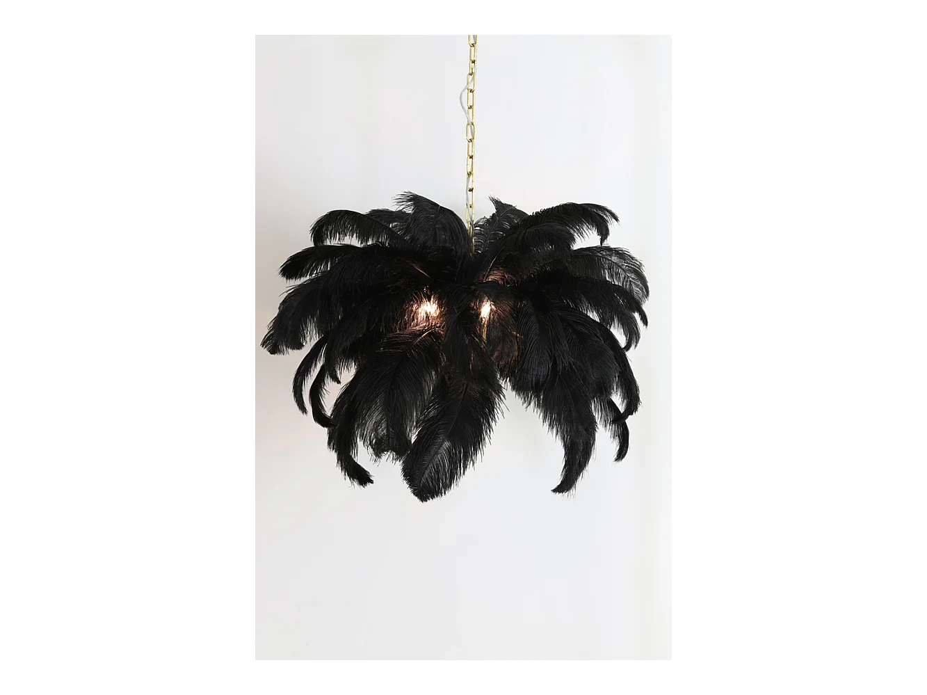 Suspension Feather - 80x80x80 - Noir