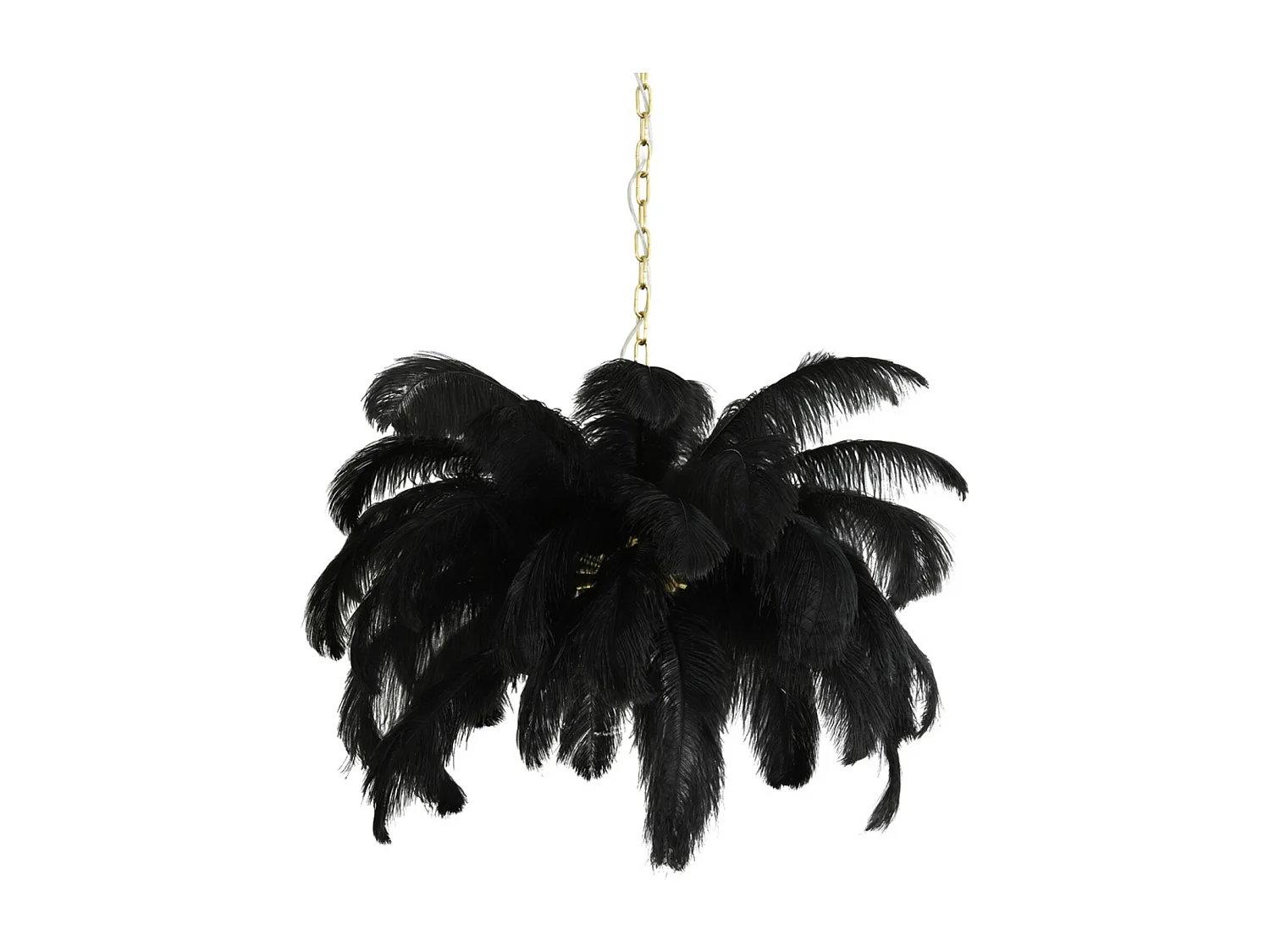 Suspension Feather - 80x80x80 - Noir