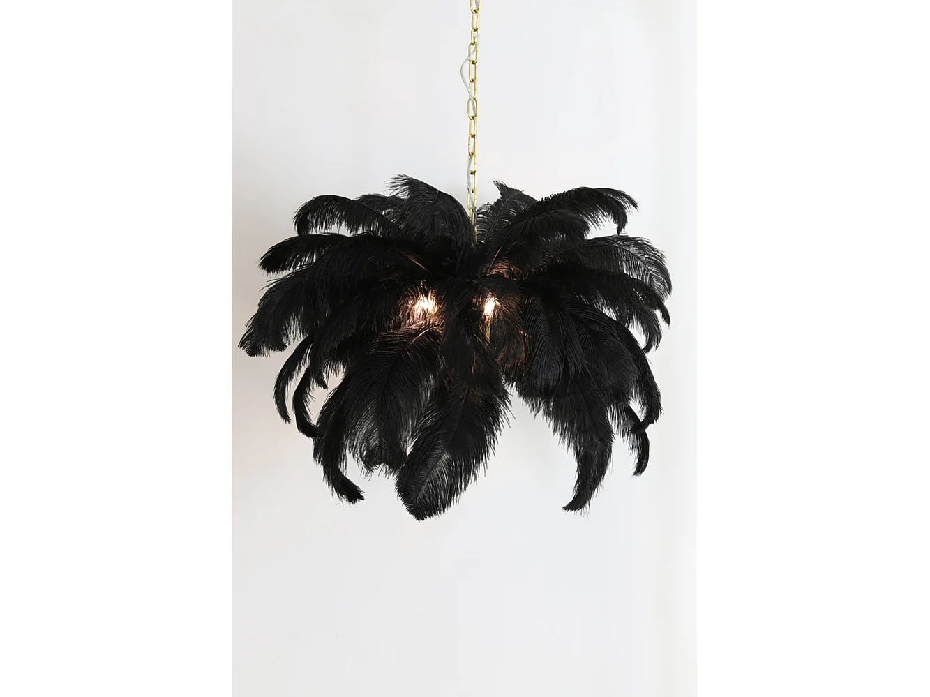 Suspension Feather - 80x80x80 - Noir