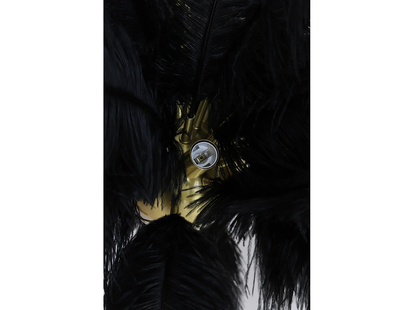 Suspension Feather - 80x80x80 - Noir