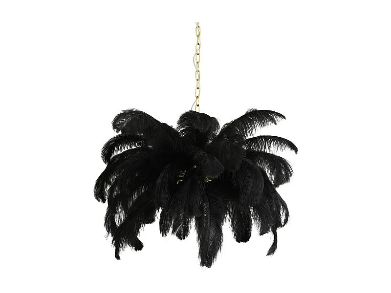 Hanglamp Feather - 80x80x80 - Zwart