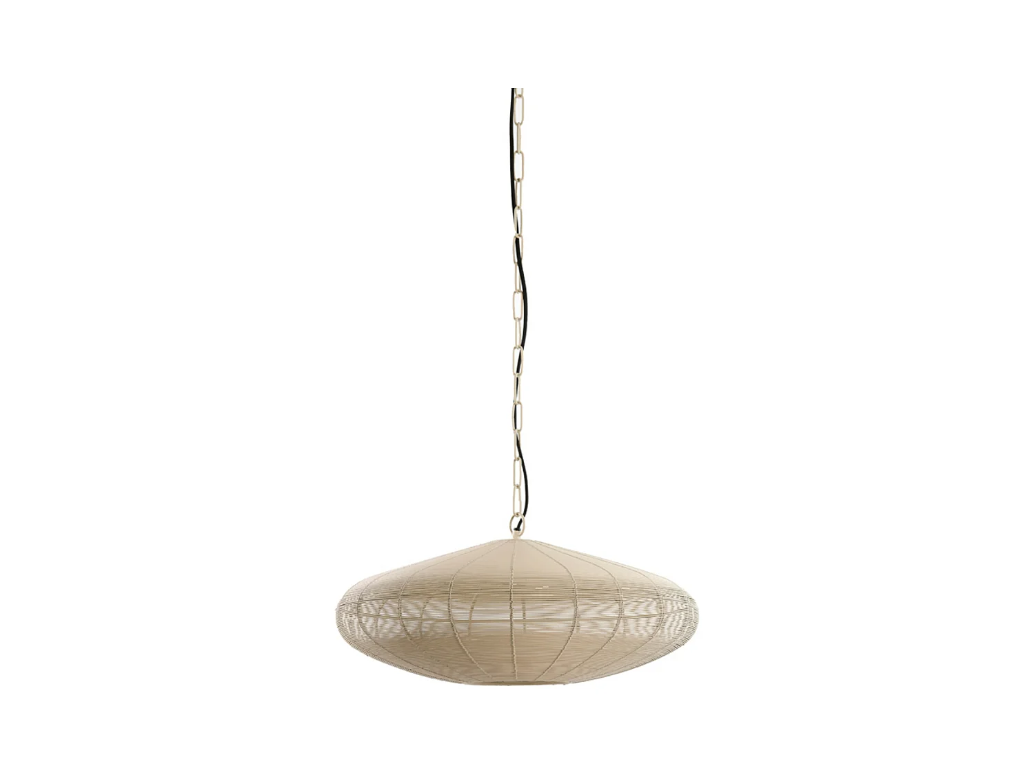 Suspension BAHOTO - Ø51x20cm - Blanc