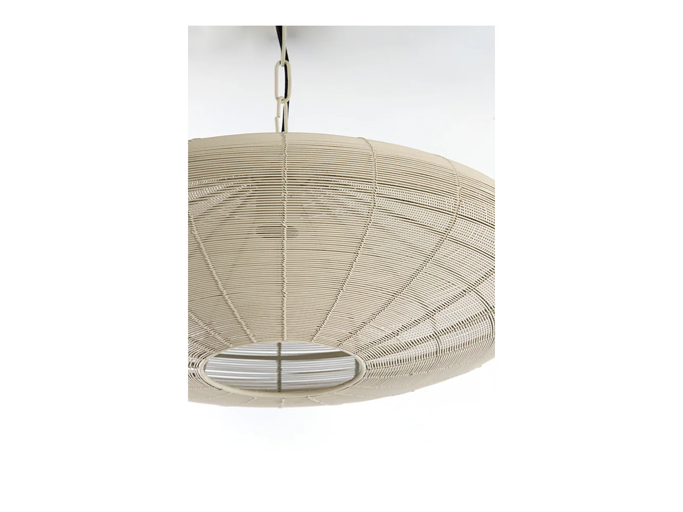 Suspension BAHOTO - Ø51x20cm - Blanc