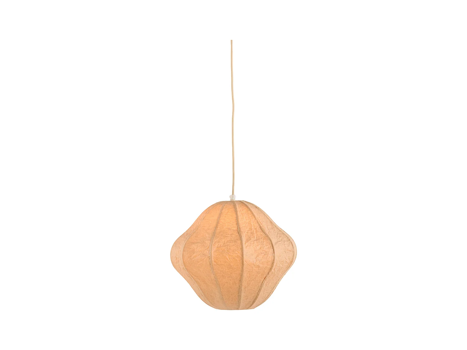 Lampe à suspension SUKAU - Ø38x32cm - Marron