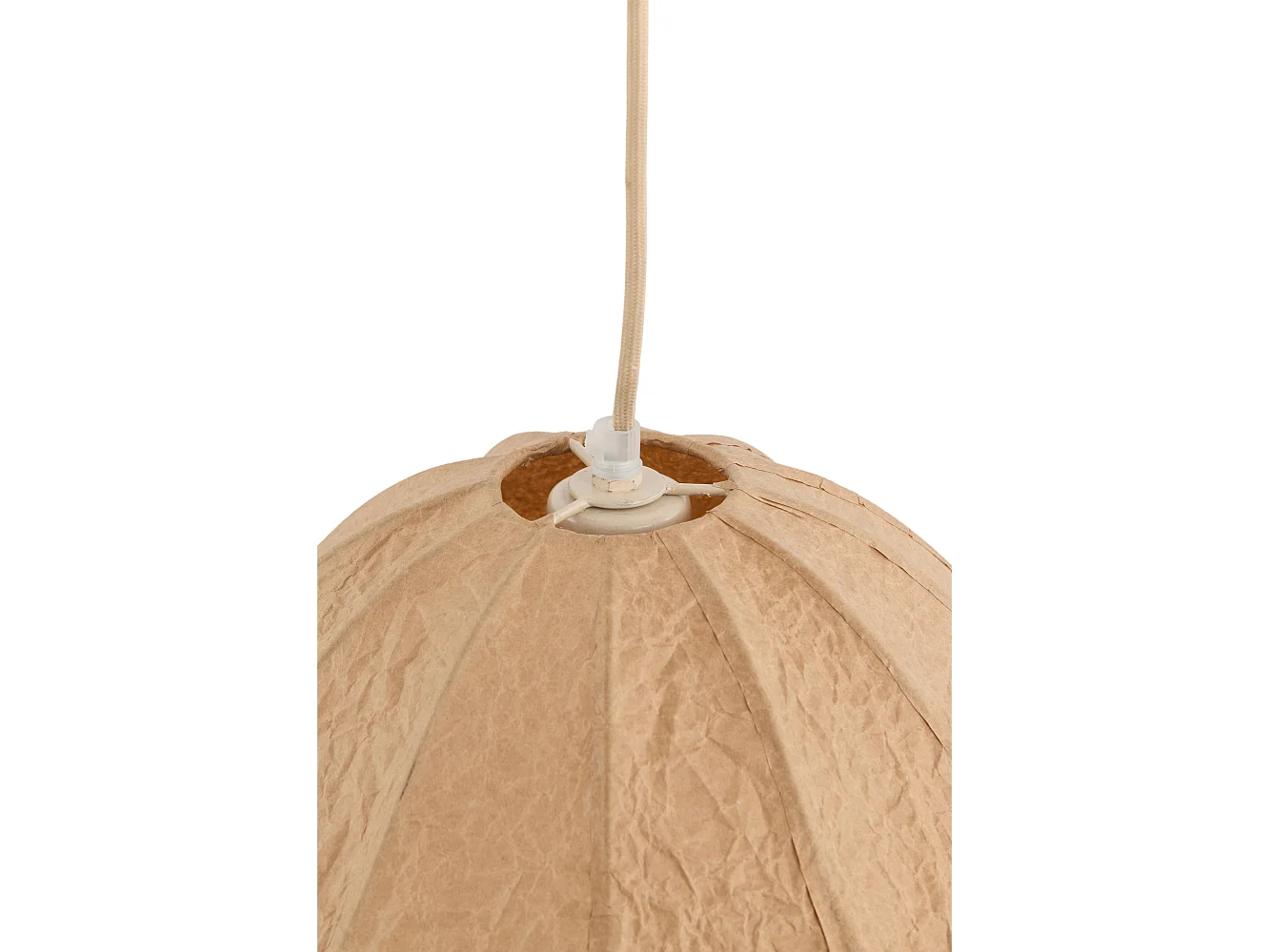 Lámpara colgante SUKAU - Ø38x32cm - Marrón