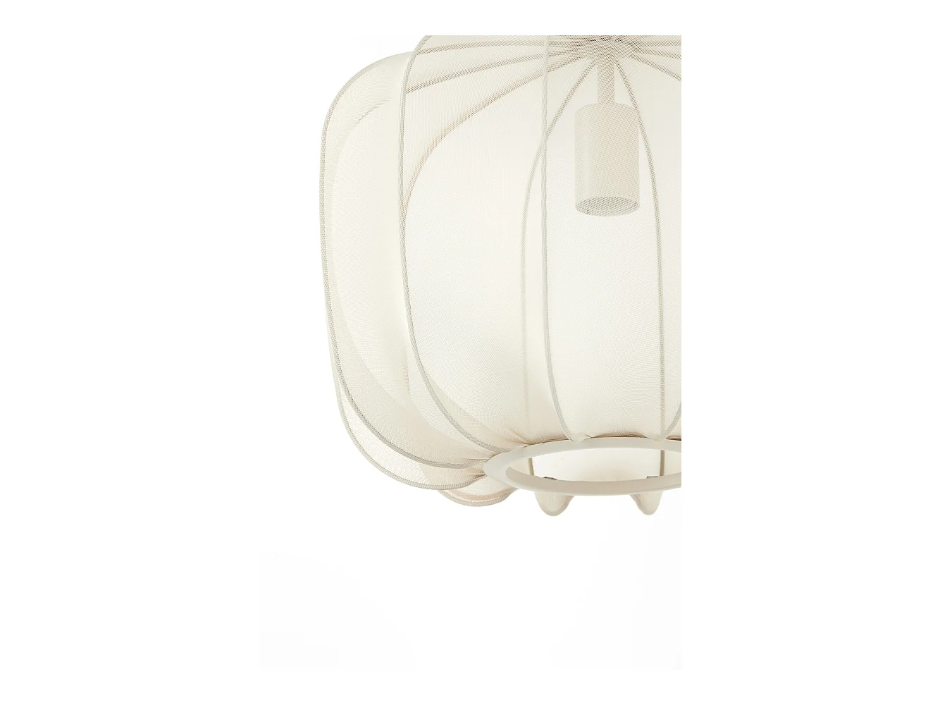 Hanglamp PLUMERIA - Ø40x30cm - Beige