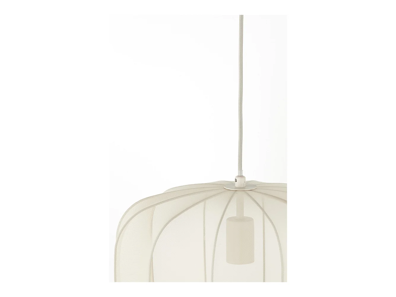 Hanglamp PLUMERIA - Ø40x30cm - Beige