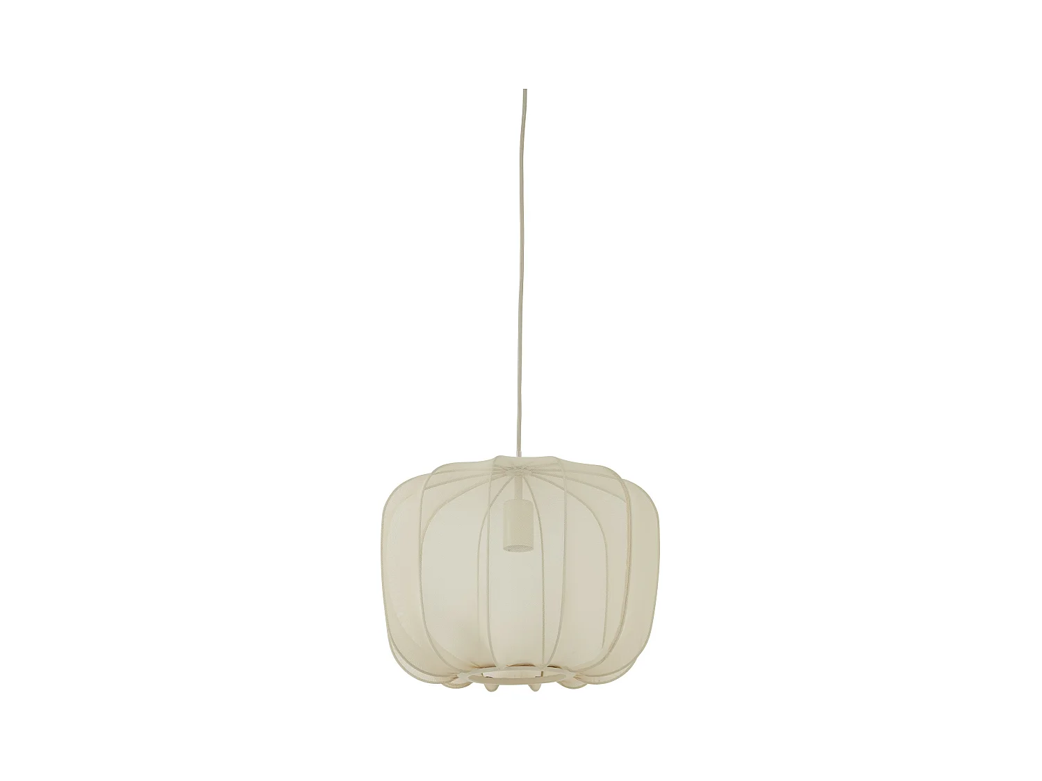 Lampe à suspension PLUMERIA - Ø40x30cm - Beige