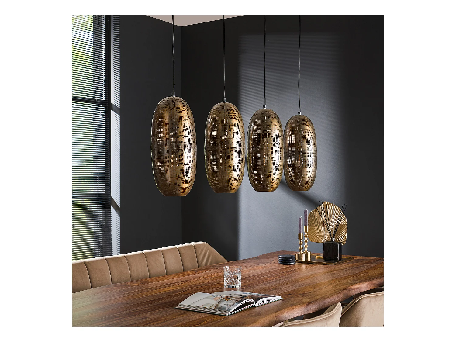 Lámpara colgante 3L Cosmic - Bronce Antiguo