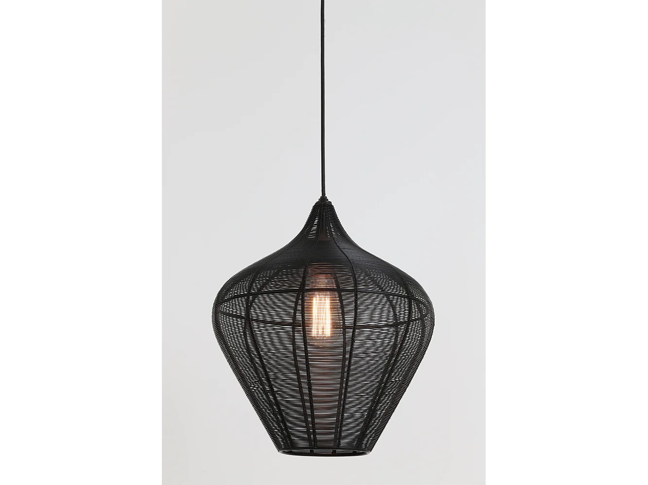 Lámpara colgante Alvaro - 36x36x40 - Negro