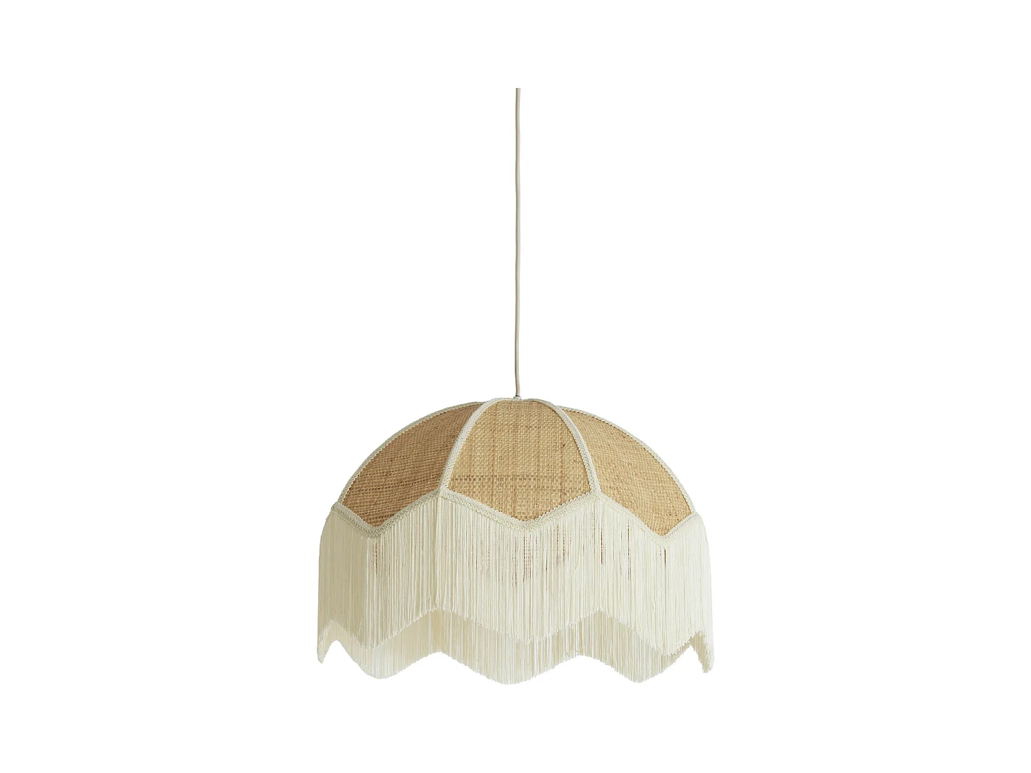 Suspension MALACIA - Ø50x38cm - Marron