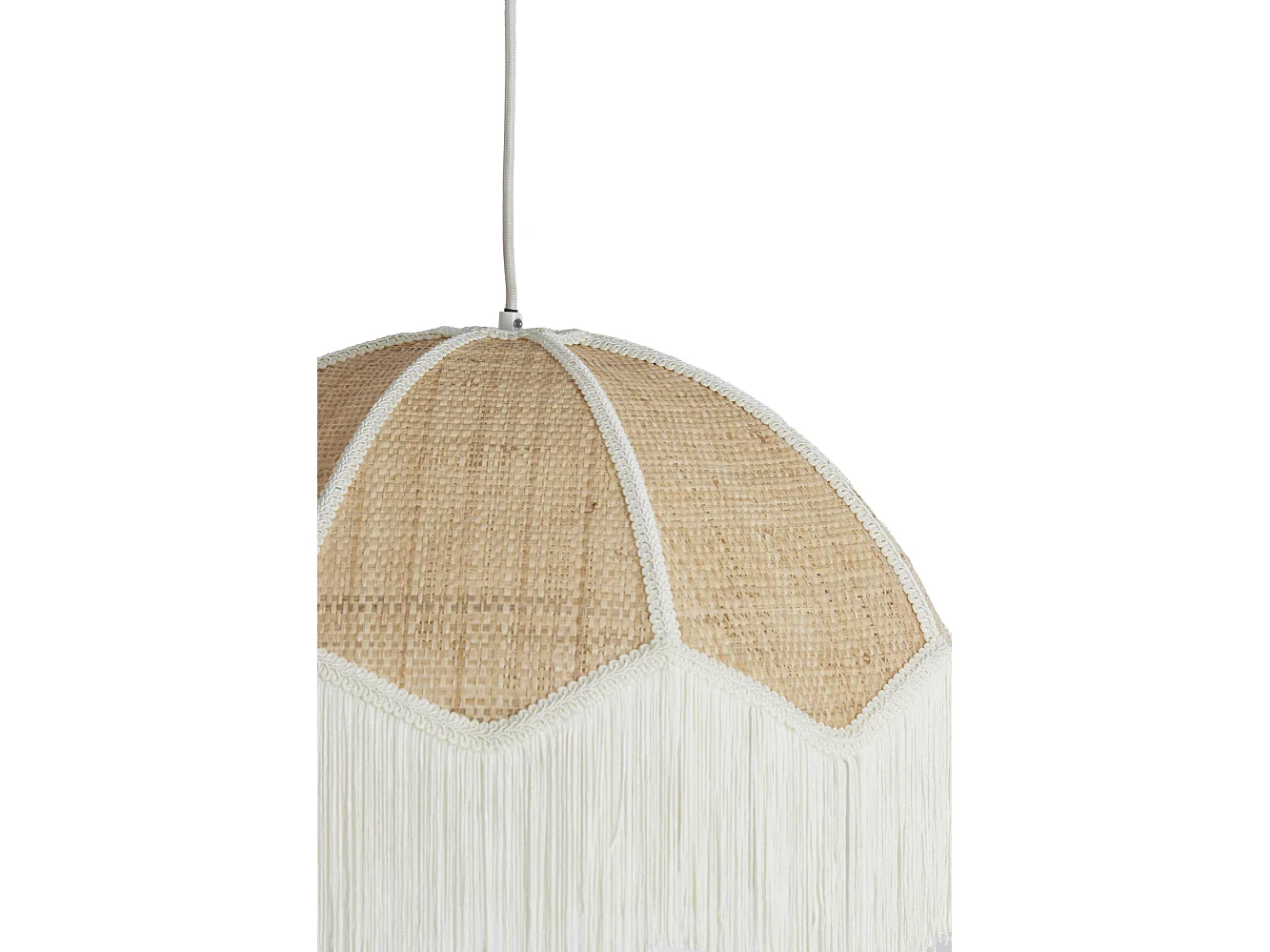 Lámpara colgante MALACIA - Ø50x38cm - Marrón