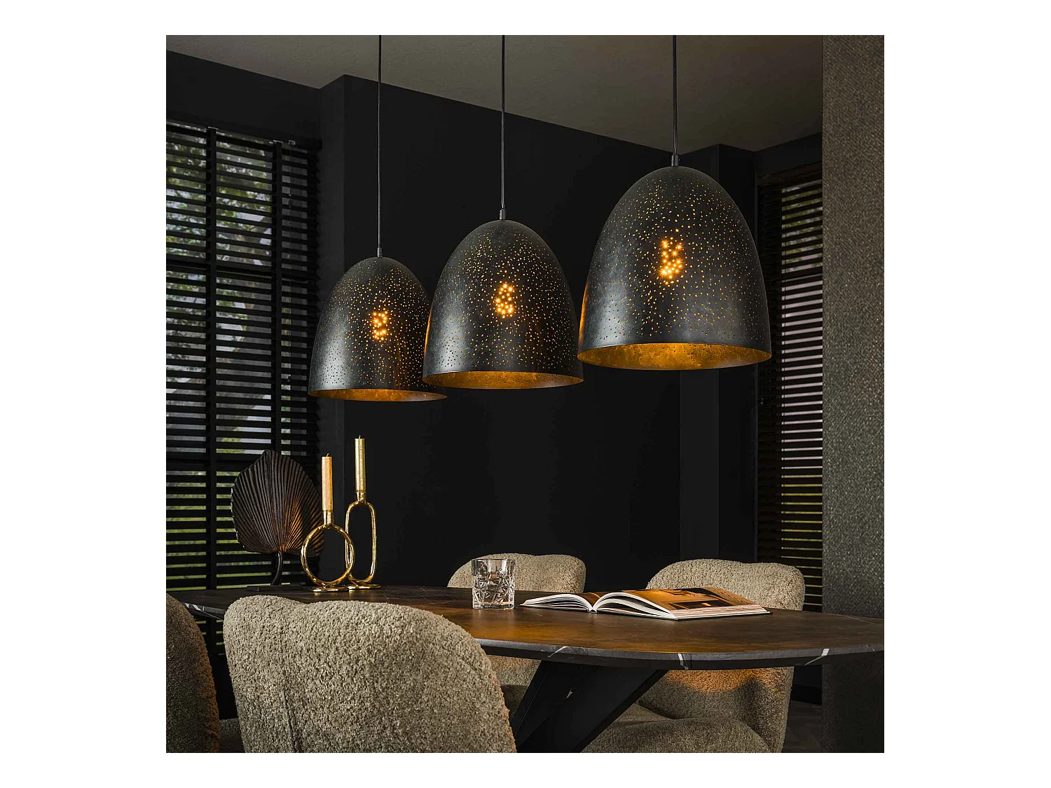 Suspension Kosmos 3L - Anthracite