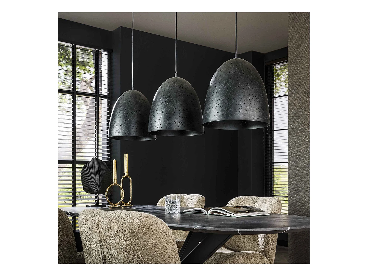 Suspension Kosmos 3L - Anthracite